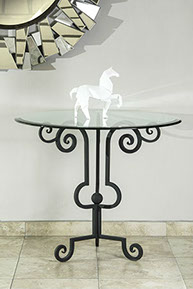 Decoración de forja española